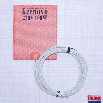 Гибкая нагревающая пластина 100 Вт 220 В (101х127) Keenovo (3М скотч, без термодатчика)