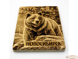 Доска прямоугольная "Медведь"