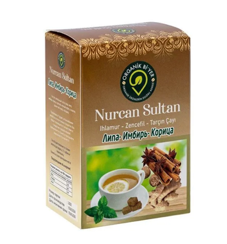 Чай в кубиках Липа-Имбирь-Корица Nurcan Sultan, 150 гр