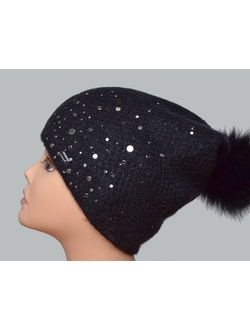 Vizio 6161 шапка с помпоном италия фото