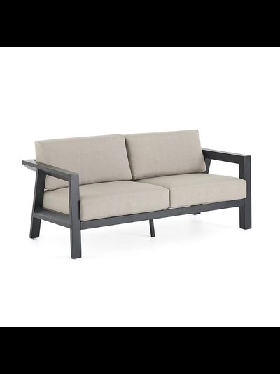 Диван двухместный Graphite из алюминия