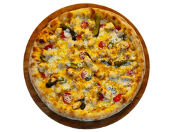 ПИЦЦА ЧИКЕНБУРГЕР на ТРАДИЦИОННОМ ТЕСТЕ