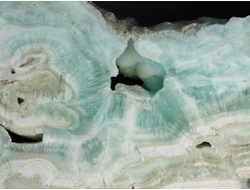 Арагонит голубой, полировка с двух сторон, Африка (82*62*15 мм, 131 г) №37760