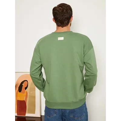 МУЖСКОЙ СВИТШОТ ОЛИВА "ВДОХНОВЕНИЕ"