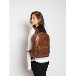 Женский кожаный рюкзак Albiate cognac (арт. 3103-03)