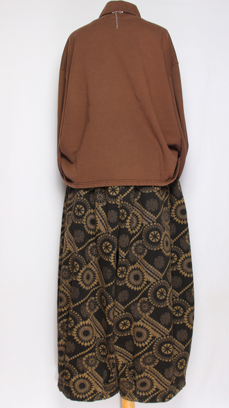 Джемпер вареный хлопок "Девушка" кофе, зеленый, черный до р.54