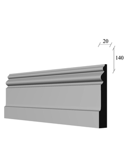 плинтус напольный П-03