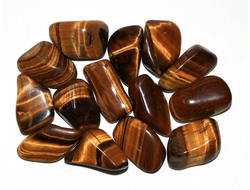 Тигровый глаз, галтовка