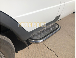 Пороги с накладным листом d42 для  ГАЗель ГАЗ 27057