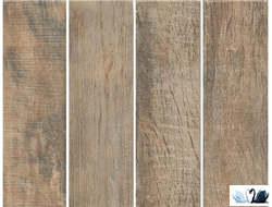 Керамогранит Керама марацци Браш Вуд коричневый 10 х 40 см, SG401200N, под дерево в магазине Marysя