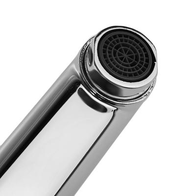 Смеситель для кухни однорычажный, с гайкой,Латунь,Хром Accoona A4252