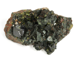 Эпидот, сросток кристаллов, Перу (54*35*25 мм, 52 г) №35864