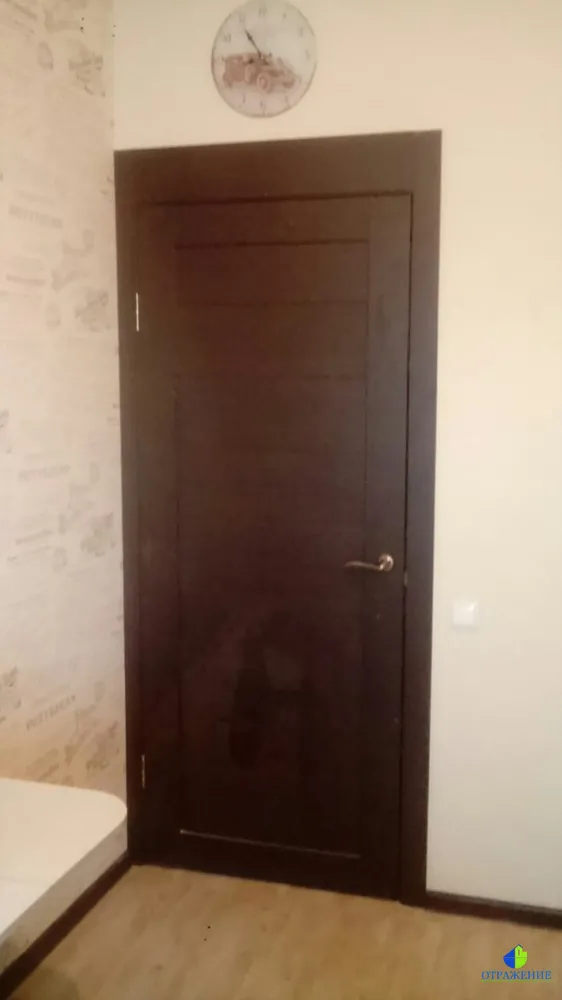 Установлена межкомнатная дверь