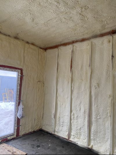 Утепление каркасного дома пенополиуретаном