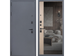 Дверь входная Беркут с зеркалом дуб галиф натуральный