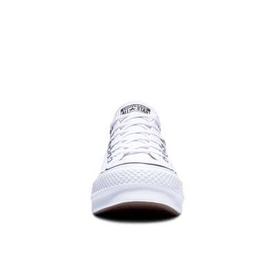 Кеды Converse All Star Lift Ox White белые низкие на платформе купить в Москве оригинал