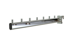 M940Z Кронштейн прямой хром 9 штырьков на овальную трубу усиленный L=400 мм