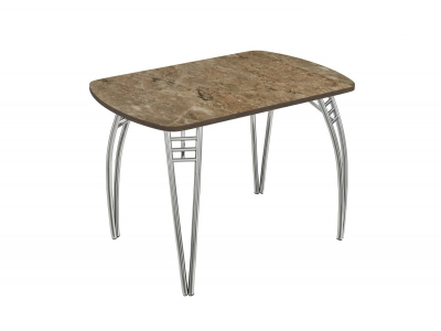 Стол кухонный "Пластиковый", подстолье паук разные цвета