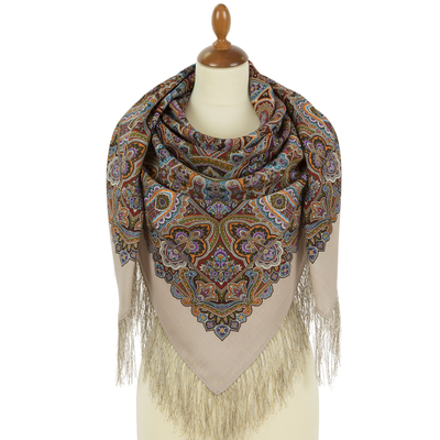 Павловопосадский платок Пряничный домик 1903-2