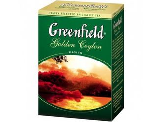 Чай черный крупнолистовой Гринфилд Голден 200гр