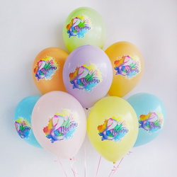 Шары латексные "8 Марта Тюльпаны"