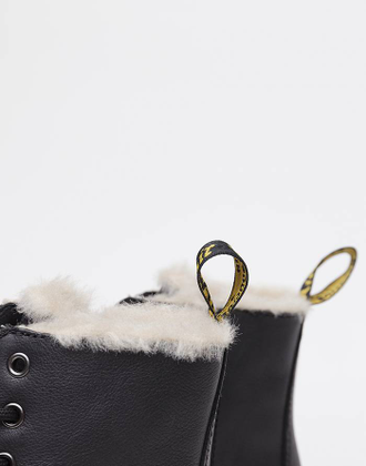 Зимние ботинки Dr Martens Jadon на платформе с мехом