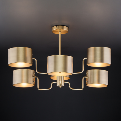 Люстра в стиле лофт бронзовая 293/6 Bogate's