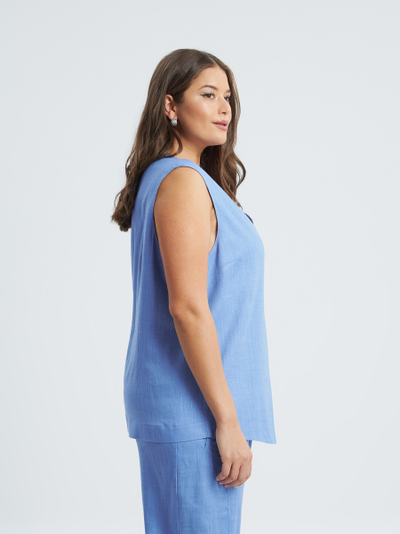 Жилет из натуральной ткани