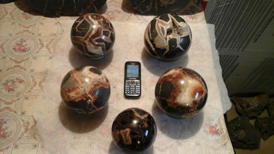 Шары из натурального камня ручной работы