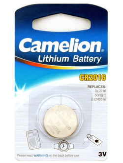 Батарейка литиевая Camelion CR2016/1BL Lithium 1 штука