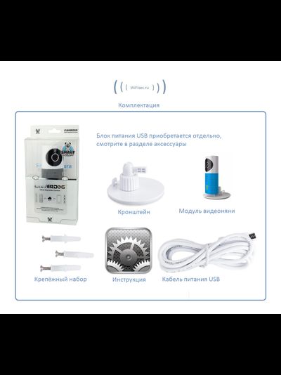 Видеоняня /WiFi видеокамера CleverDog Blue с DVR