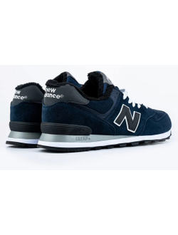 New Balance 574 Dark Blue Big Size С Мехом