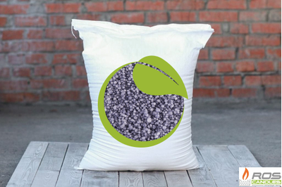 Насыпные свечи RosCandles серые "Серый" - мешок 25кг