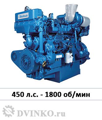 Судовой двигатель Baudouin 6M26.2C450-18 450 л.с. 1800 об/мин
