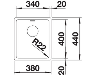 Мойка Blanco Andano 340-U