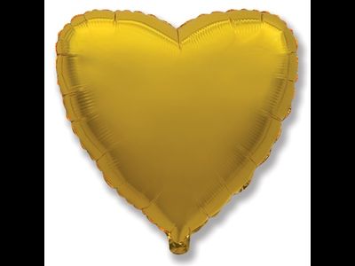 Шар (18&#039;&#039;/46 см) Сердце, Золото