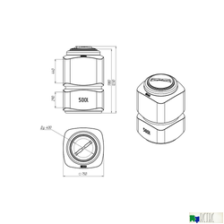 Емкость Экопром L 500 л черная