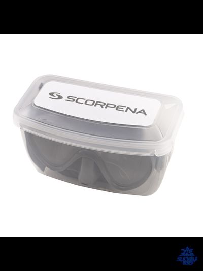 Маска для дайвинга с трубкой Scorpena комплект темно-серый (взрослый)