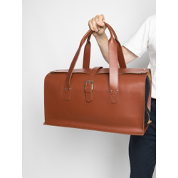 Кожаная дорожная сумка Gavardo Premium red (арт. 
4043-53)