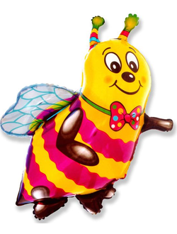 Фольгированная фигура с гелием "Веселая жужа"