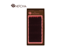 Ресницы коричневые NEICHA Twinkle 16 линий L-Curve MIX