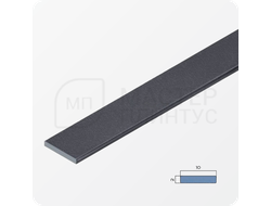 Декоративная алюминиевая полоса 10 мм. NEEXY PV87-44 SA Муар антрацит 2.7 м.