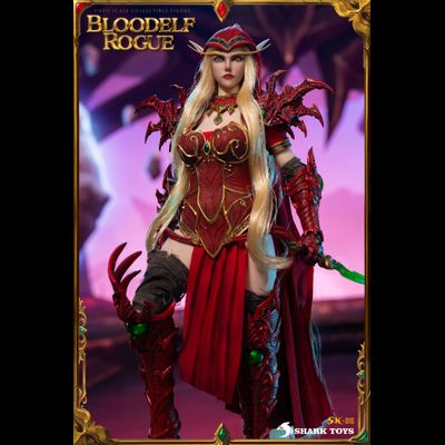 ПРЕДЗАКАЗ - Кровавая эльфийка Валира Сангвинар (World of Warcraft, WoW) - Коллекционная ФИГУРКА 1/6 Scale Blood Elf Rogue (SK-010) - SHARK TOYS ?ЦЕНА: 27900 РУБ.?