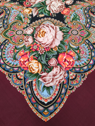 Павловопосадский платок Любовь земная 1760-6
