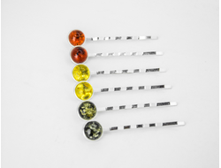 Невидимки с натуральным янтарем