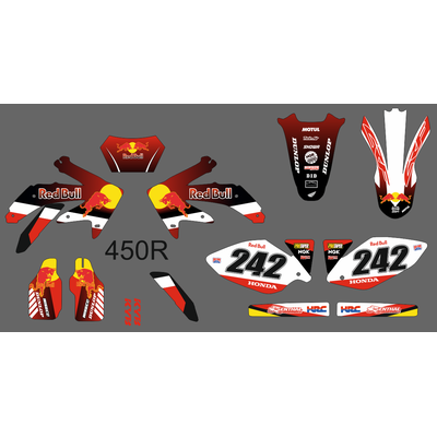 Honda CRF 250 450 R 2005 - 2008 #1123