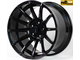 Комплект дисков R17 9,5J ET+25 5*114,3 Shogun RS-Z Черный (S136)