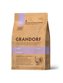 Grandorf (Грандорф): сухой корм для собак мини-пород, Индейка 3 кг