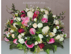 Композиции № С030 в бело розовых тонах.