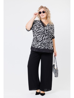 Блуза 132636 зебра 54-62р Sale